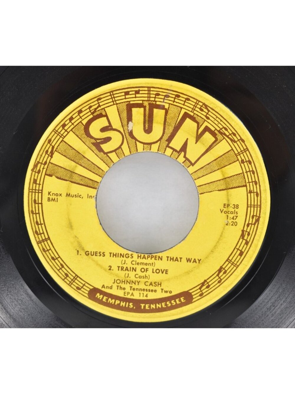 1958 Johnny Cash - Next in Line - Train of Love - Guess Things Happen That Way - Picture 4 of 4